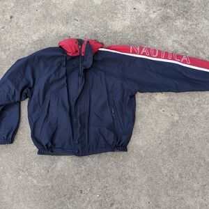 Nautica Mens Jacket Vintage Reversible L